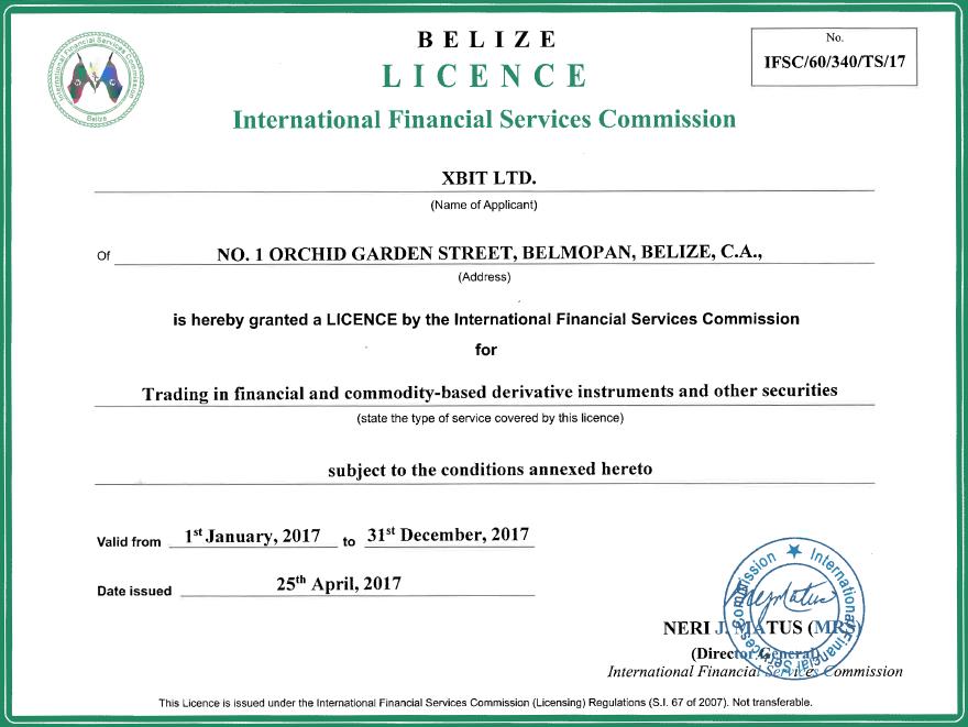 Belize License